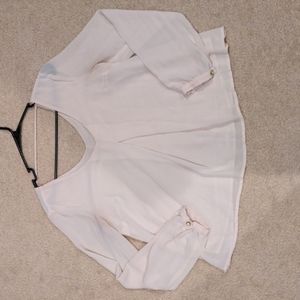 Forever 21 Cream Blouse/ XS